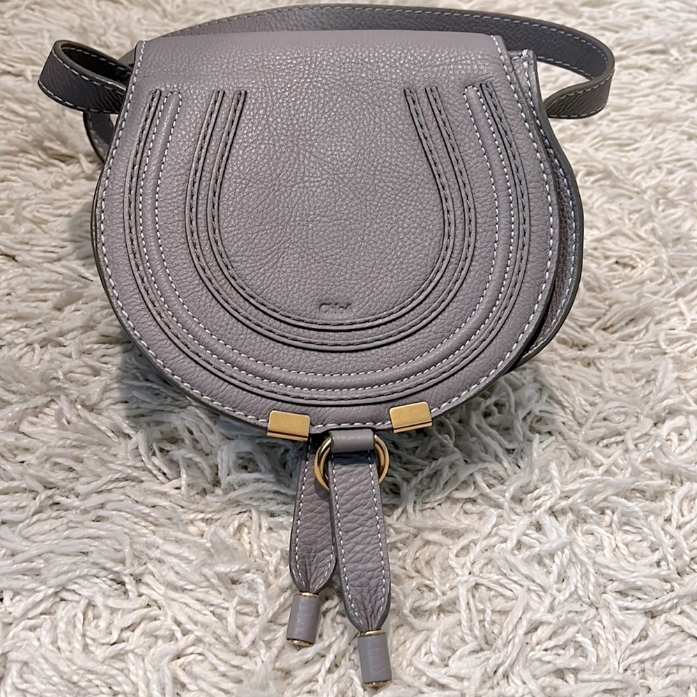 Chloe Small Marcie Leather Crossbody Bag